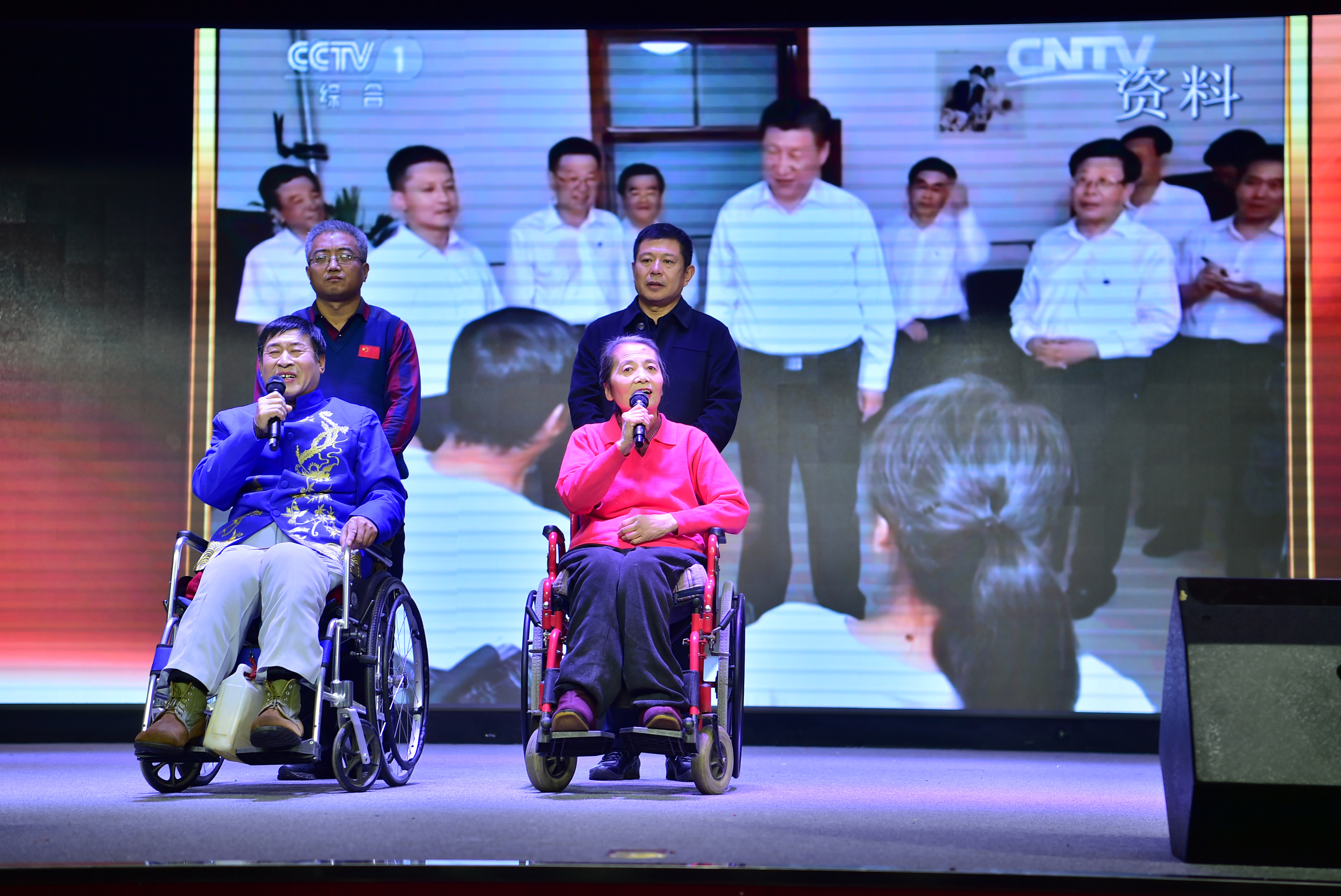 让轮椅朗诵出动人的诗——《好人》杨玉芳、高志宏夫妇【河北省第五届公益慈善晚会视频】